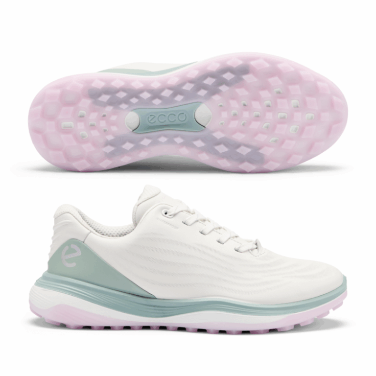 ECCO GOLF 女士超輕量系列 -白_冰花綠 - 1
