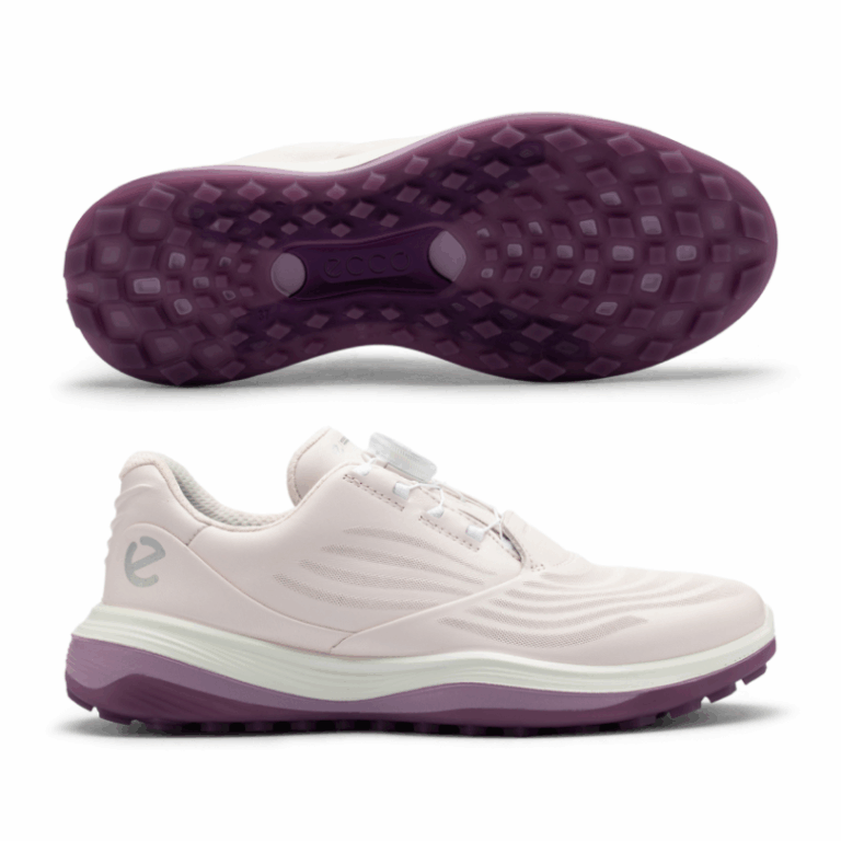 ECCO GOLF 女士超輕量系列 -白_玫瑰粉 - 1