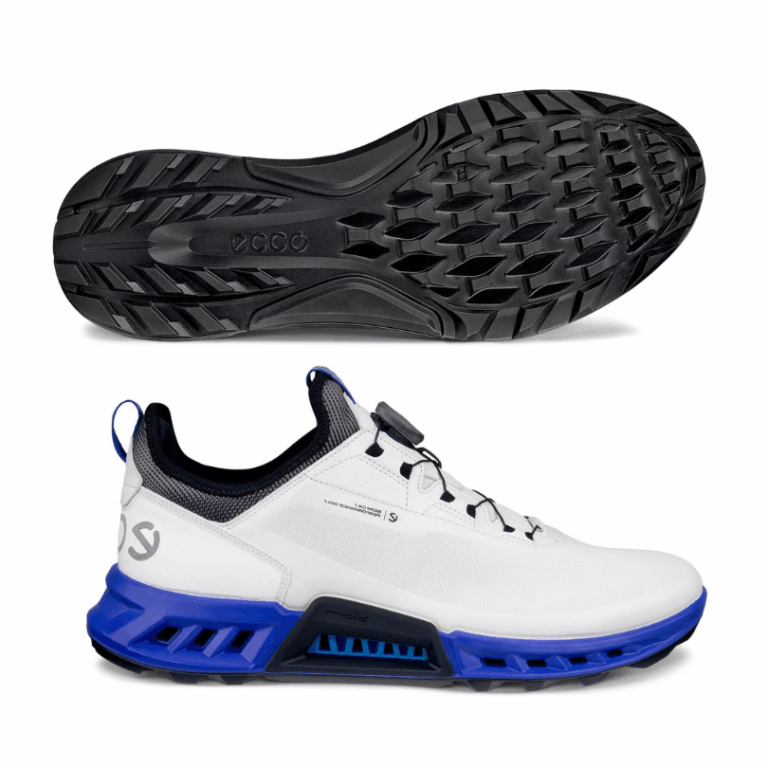 ECCO GOLF 男士BIOM系列 - 白_藍 - 1