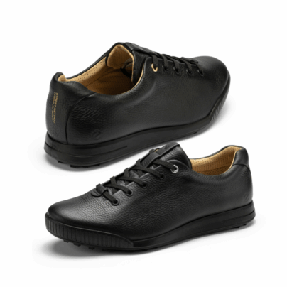 ECCO GOLF 男士街頭復古 -黑：圖片 3