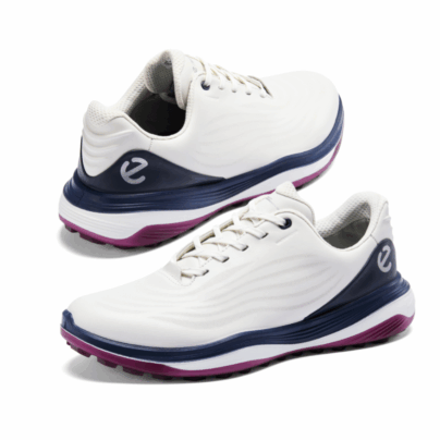 ECCO GOLF 男士超輕量系列 -白/海軍藍：圖片 3